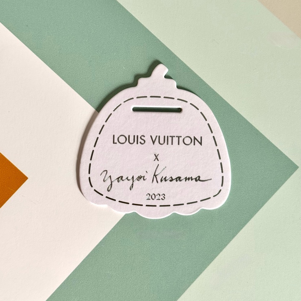 Yayoi Kusama X Louis Vuitton pumpkin card